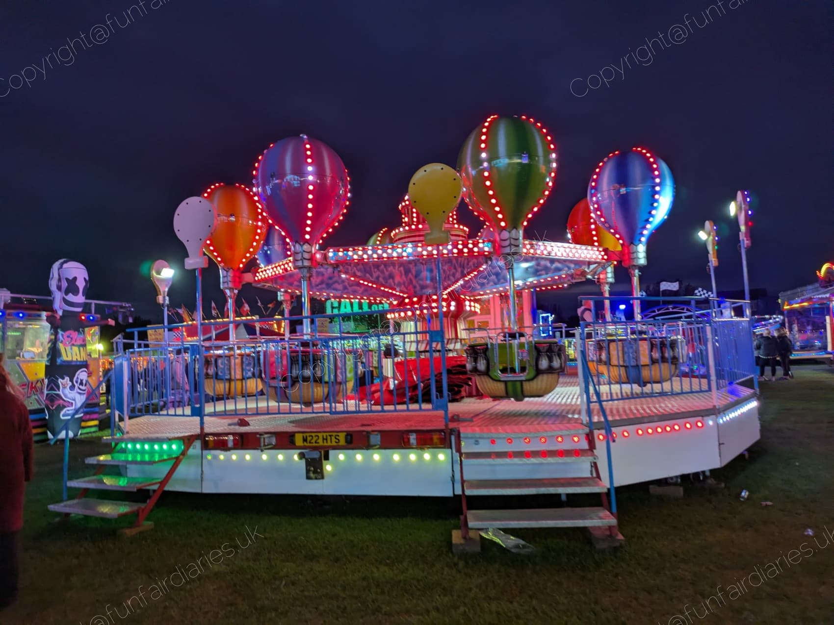 Barron Saunders Samba Balloons at Market Deeping Funfair